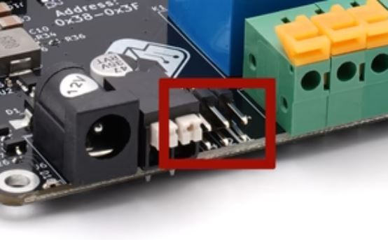 I2C address selector BEVRLink 8 channel relay