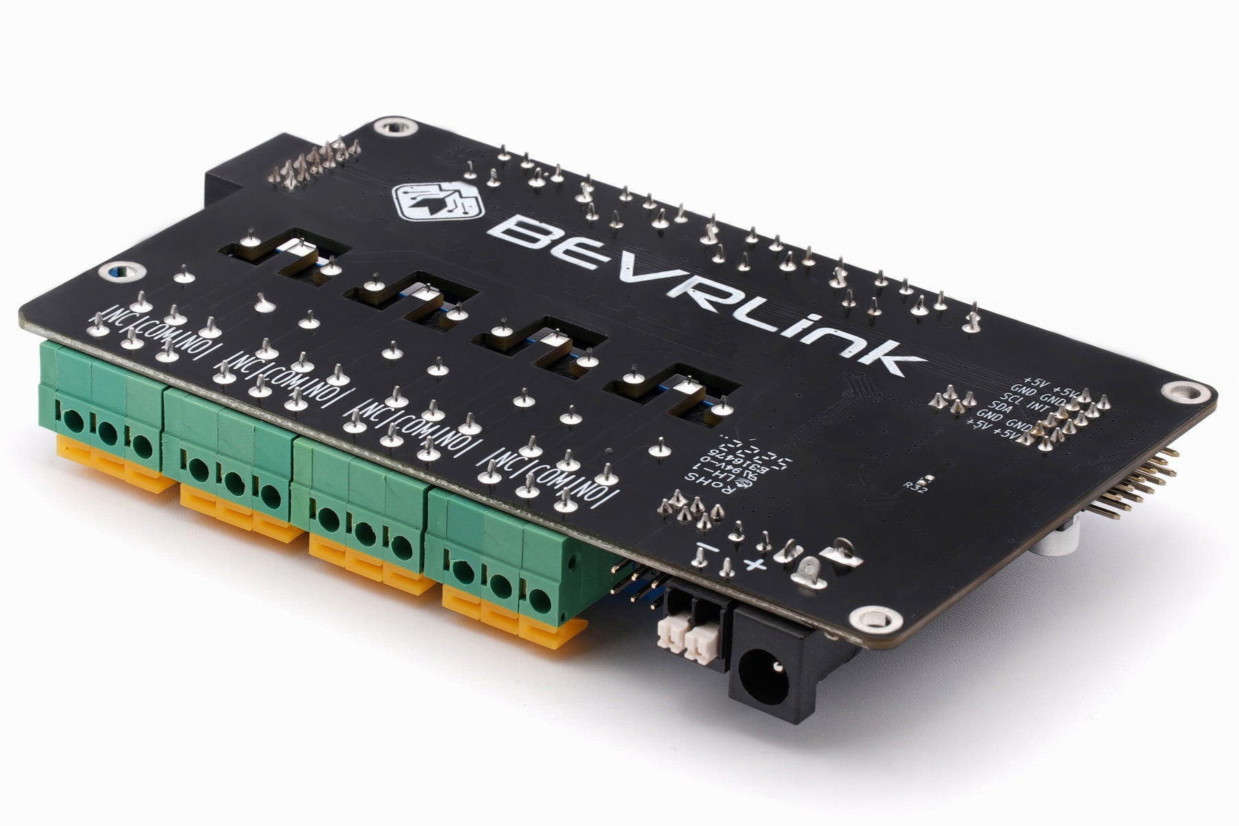 BEVRLINK 4 Channel Relay with 4 manual test buttons 5V