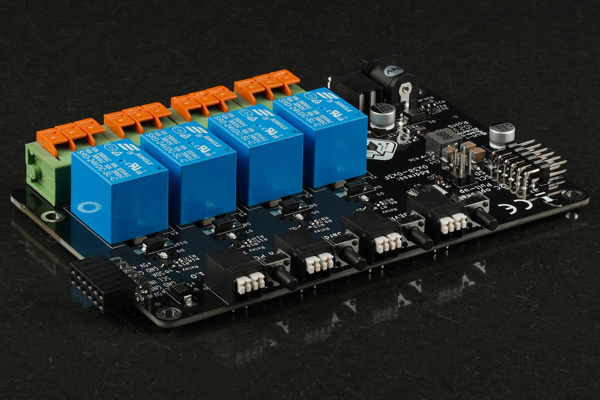 BEVRLINK 4 Channel Relay with 4 manual test buttons 5V