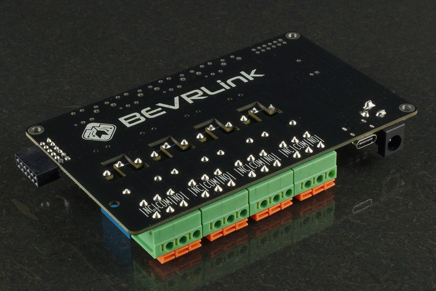 BEVRLink Relay Module, 4 Channel, 12V, ESP32 C6 WiFi, Bluetooth, Zigbee, Matter