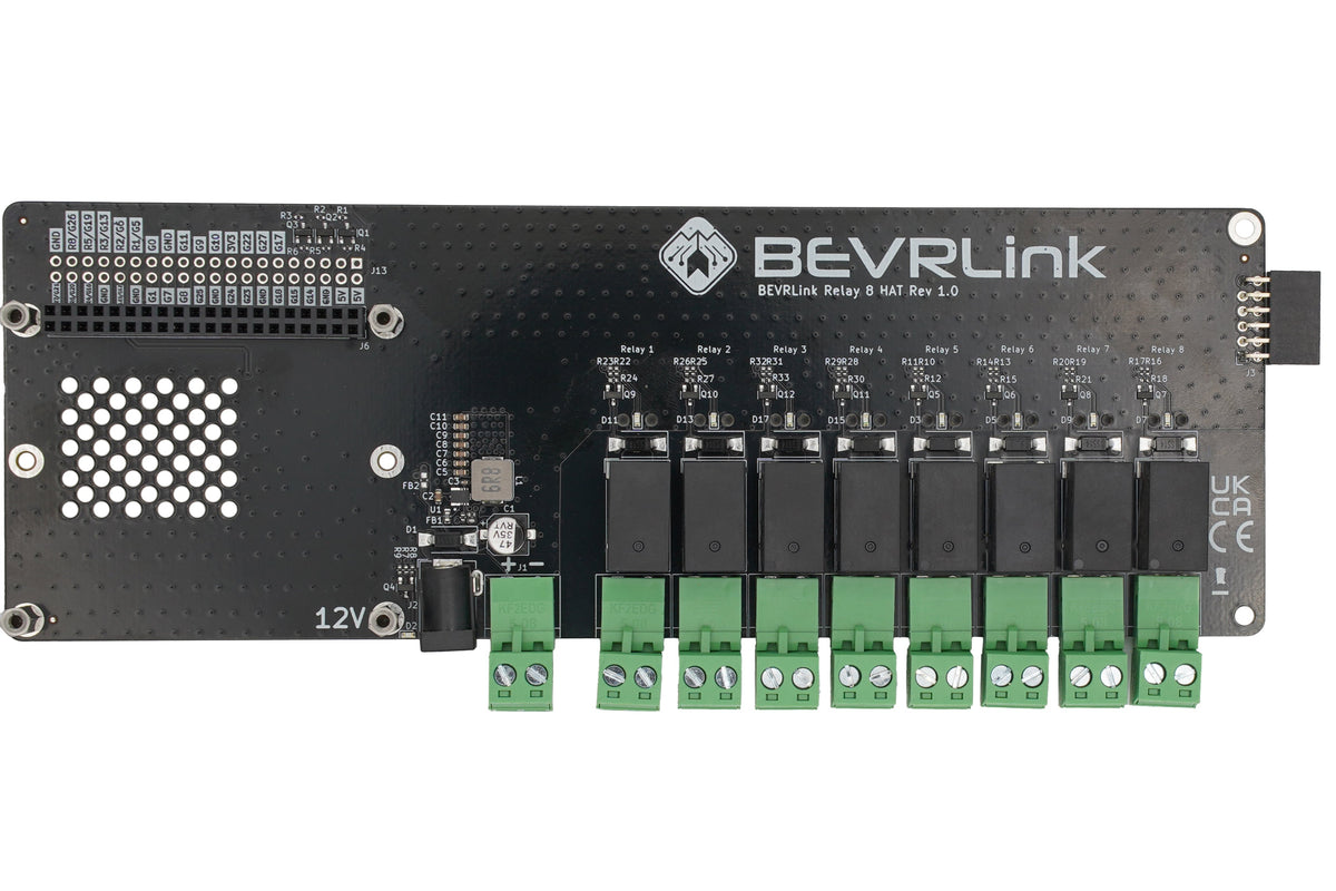 BEVRLink Raspberry Pi 5 - 8 Channel Relay Module
