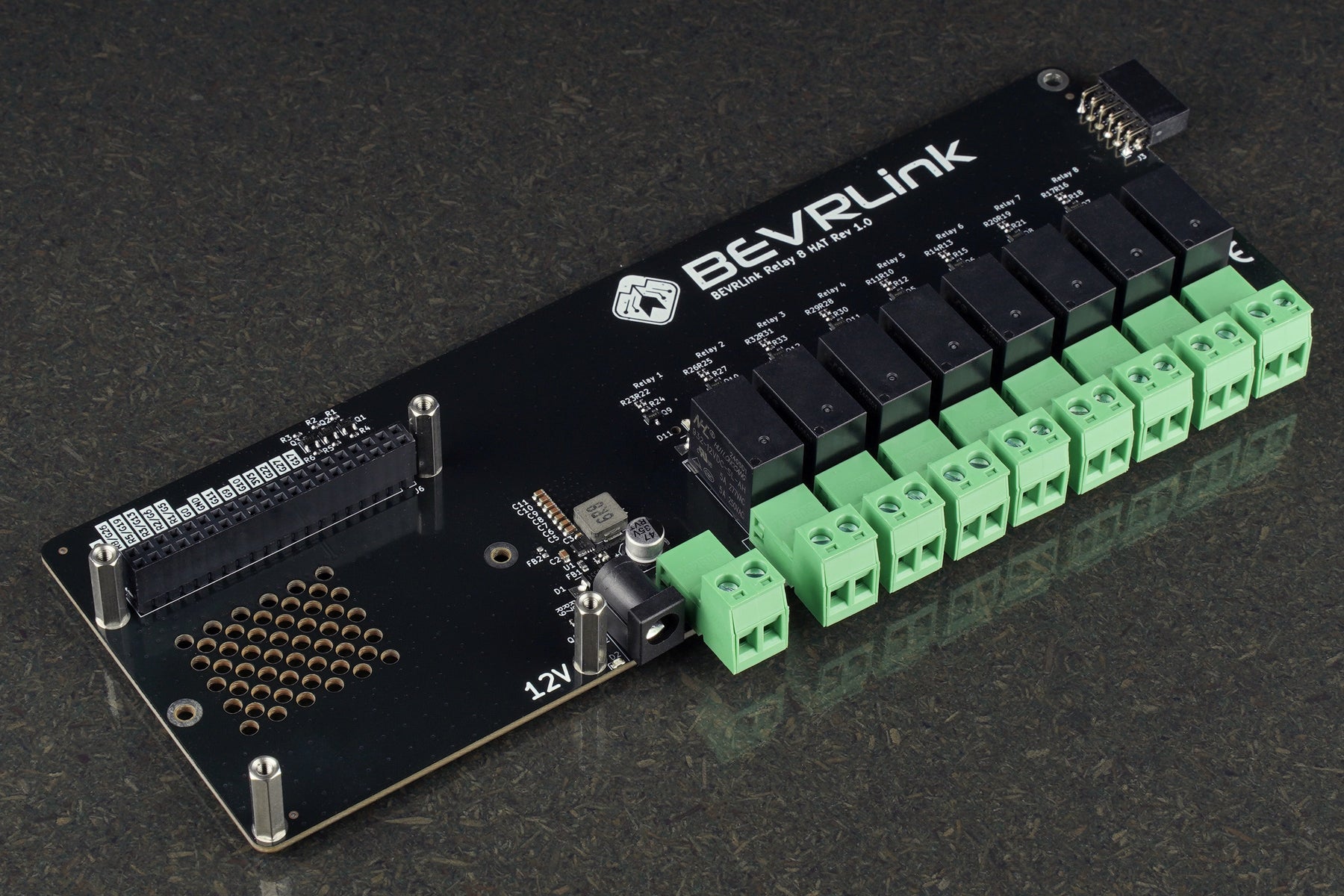 BEVRLink Raspberry Pi 5 - 8 Channel Relay Module