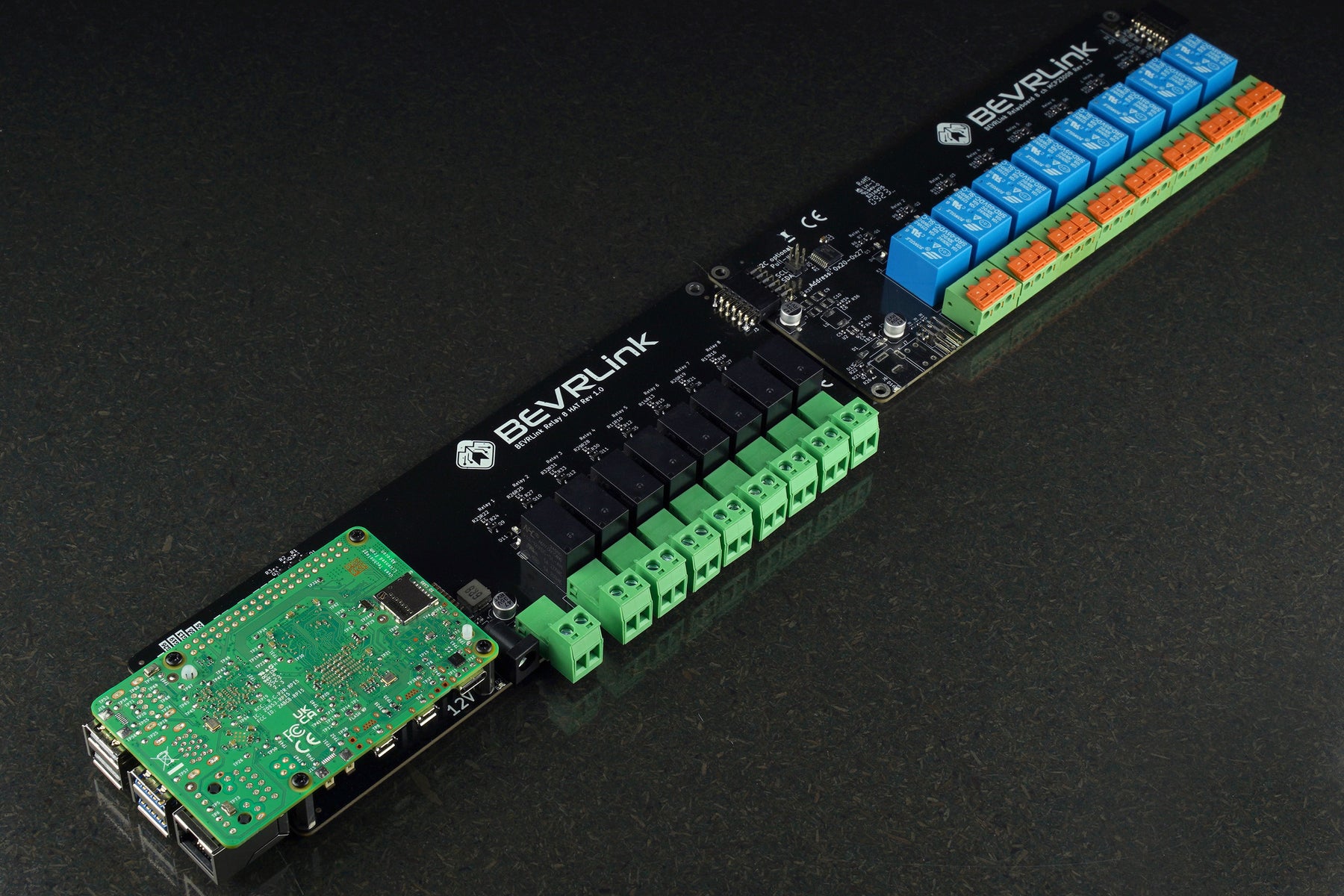 BEVRLink Raspberry Pi 5 - 8 Channel Relay Module