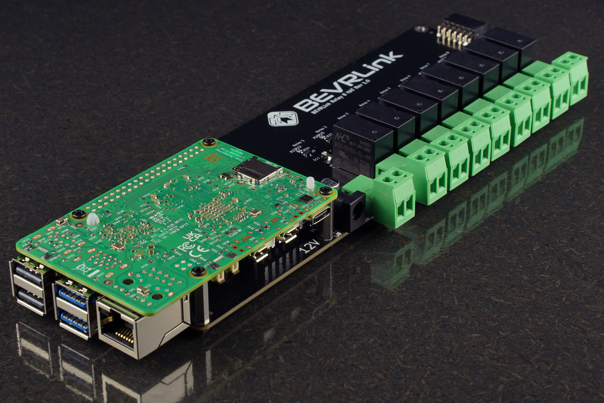 BEVRLink Raspberry Pi 5 - 8 Channel Relay Module